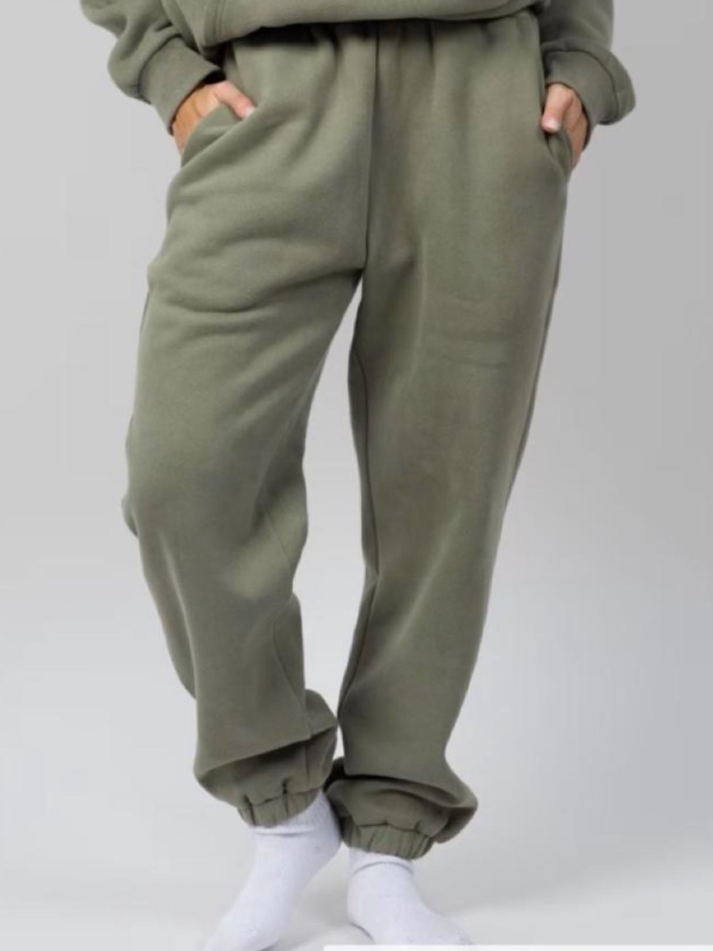 Comfrt Moss green unisex Travel Essentials sweatpants Size 2XL